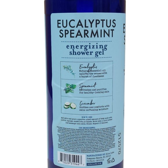 Pharm Table 2pk Eucalyptus Spearmint Shower Gel Coconut Milk Honey 32 oz - Picture 4 of 9